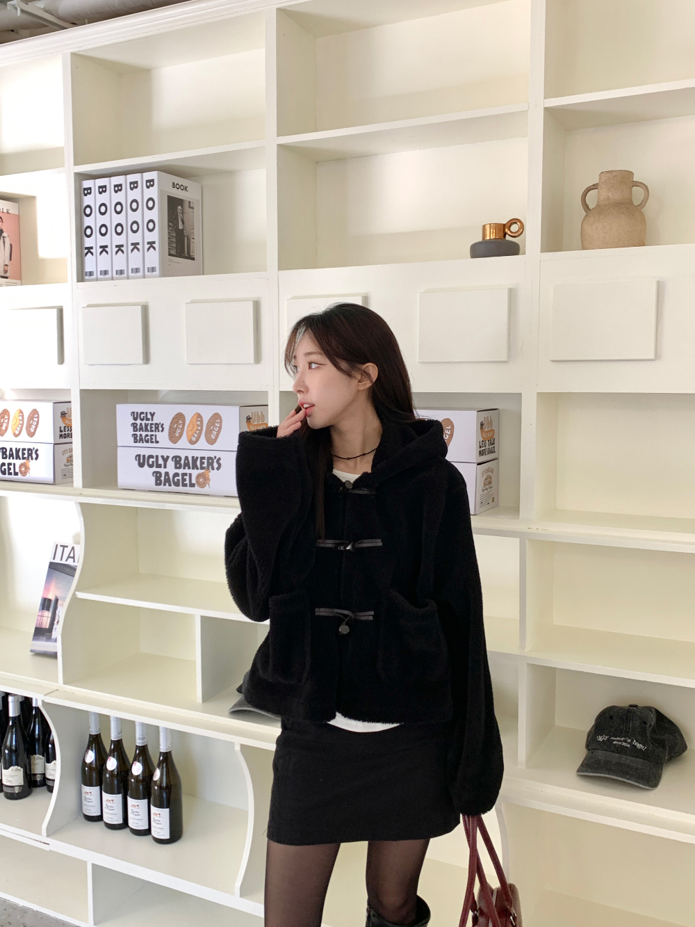 [폭닥폭닥/왕따뜻!] 양털 밍크 후드 떡볶이 숏 자켓 숏코트 뽀글이 후리스 상세 이미지 44