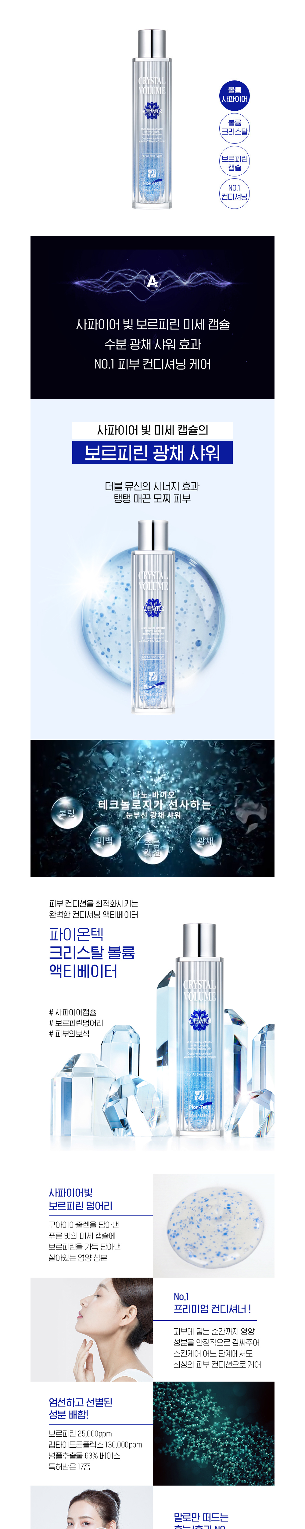 Piontech Scr 파이온텍 | 크리스탈 볼륨 엑티베이터로 피부 본질 개선