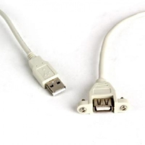 [LANStar] 랜스타 USB2.0 연장 판넬형 케이블 [AM-AF] 5M [LS-USB2.0-AMAF-S5M]