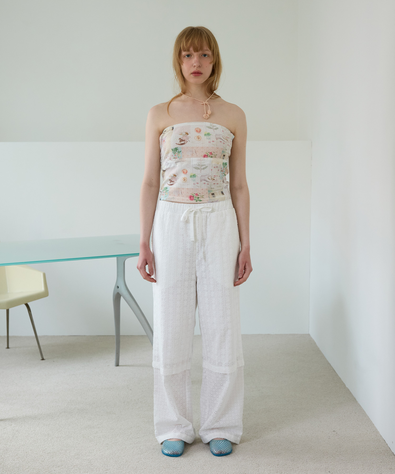 ★FUNFROMFUN★ Double Lace Pants MUSINSA | FUNFROMFUN Double Lace Pants, White