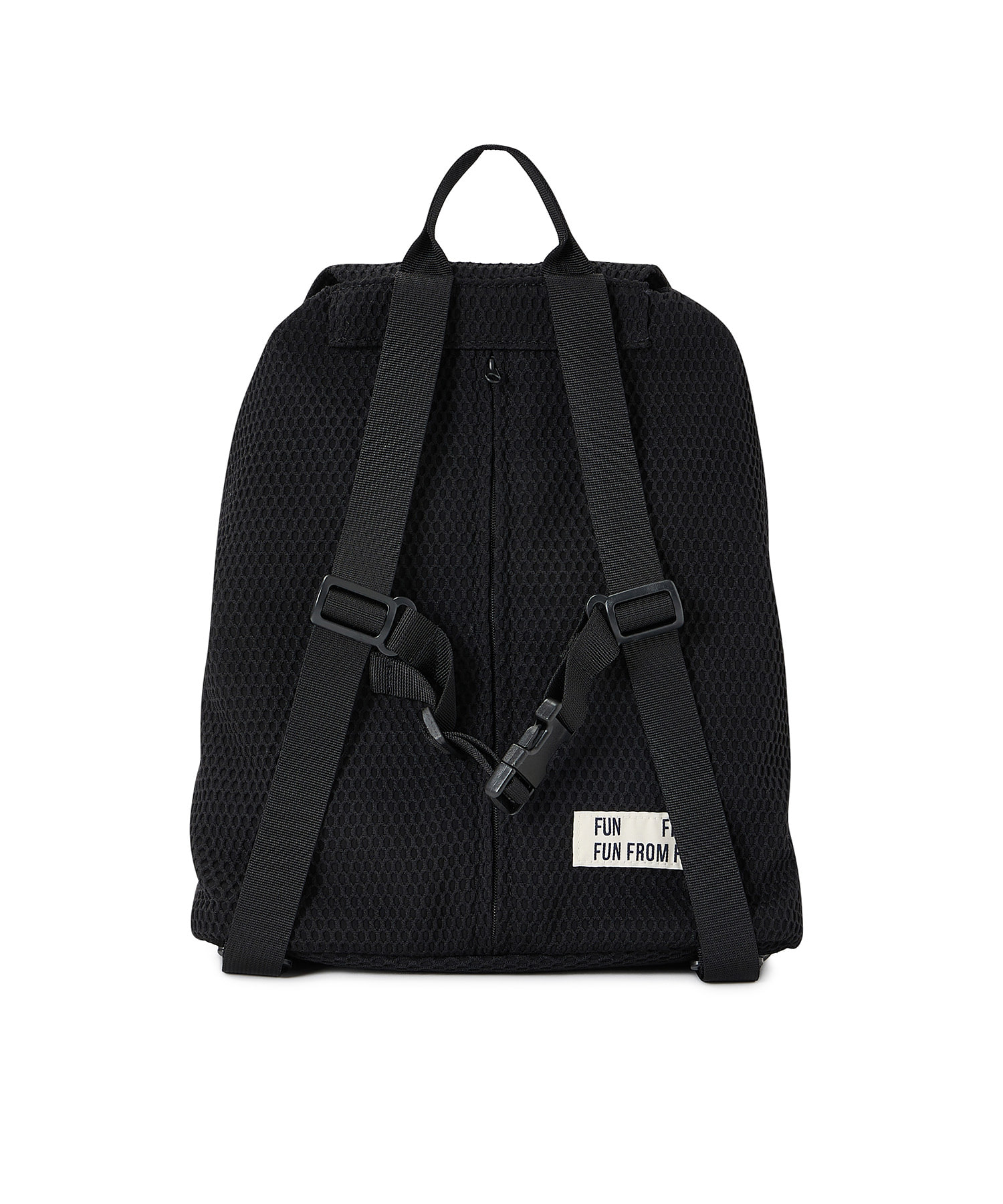 【FUNFROMFUN】Easy Mesh Backpack ★韓国人気★ 追跡付 펀프롬펀 | Easy Mesh Backpack (Black)