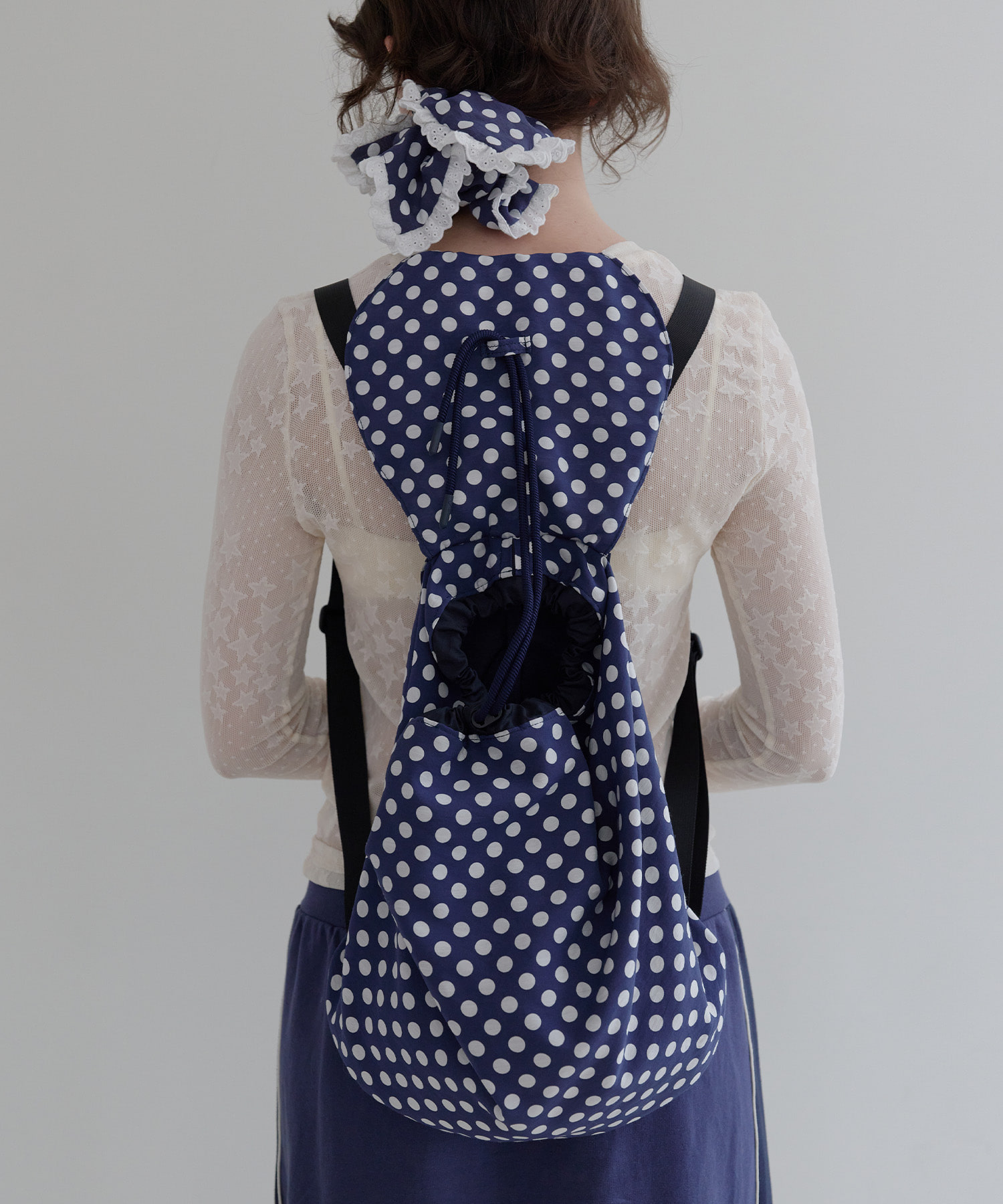 펀프롬펀 | Easy Dot Backpack (Navy)