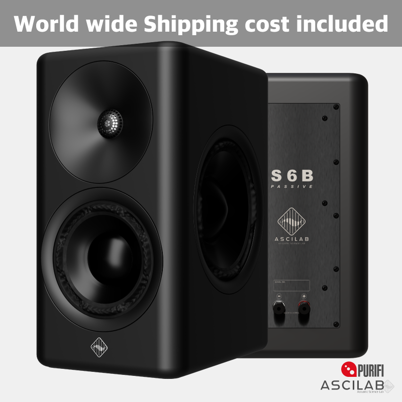 AsciLab S6B Passive 書架喇叭