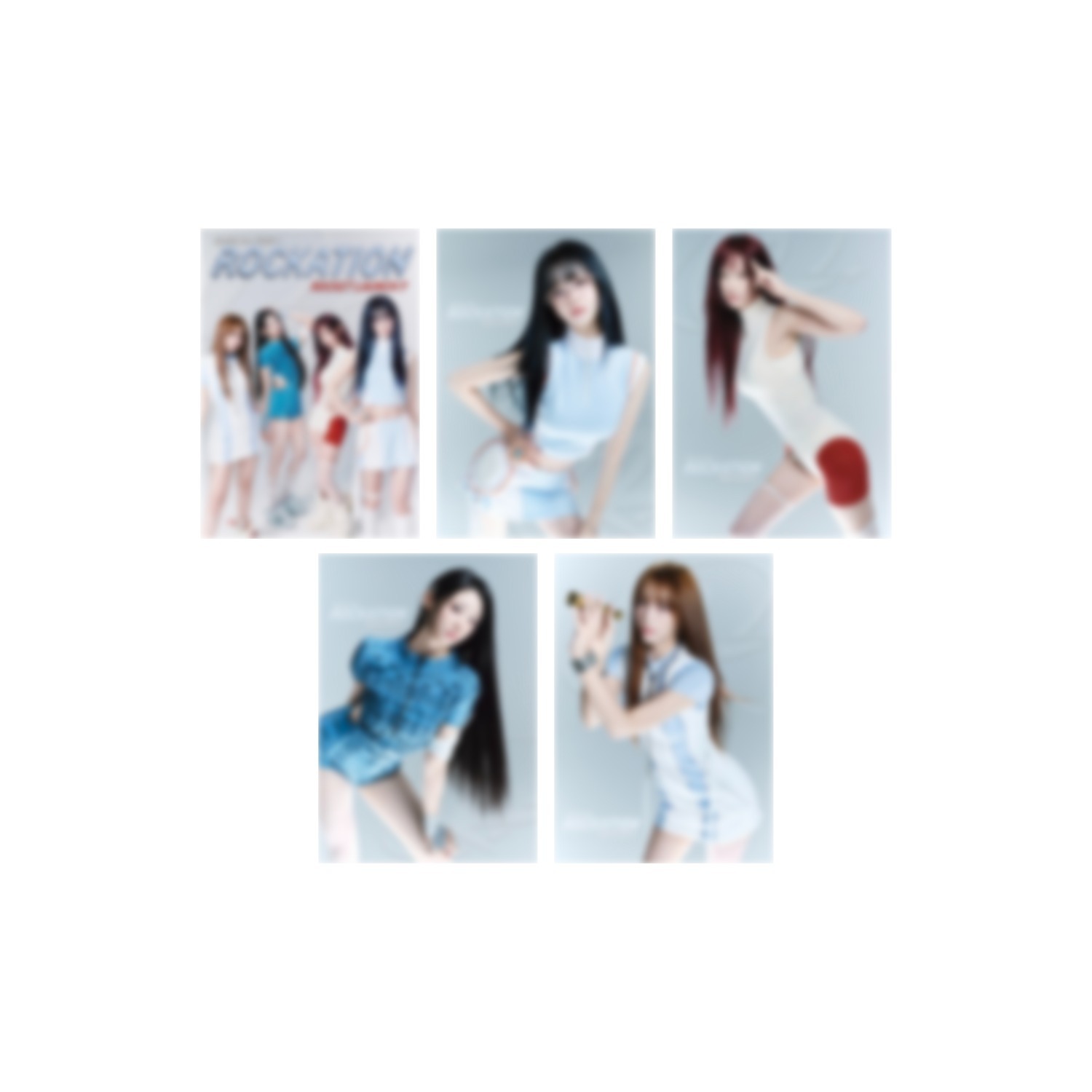 ROCKATION : ROCKET LAUNCH!!] POSTER SET - QWER SHOP