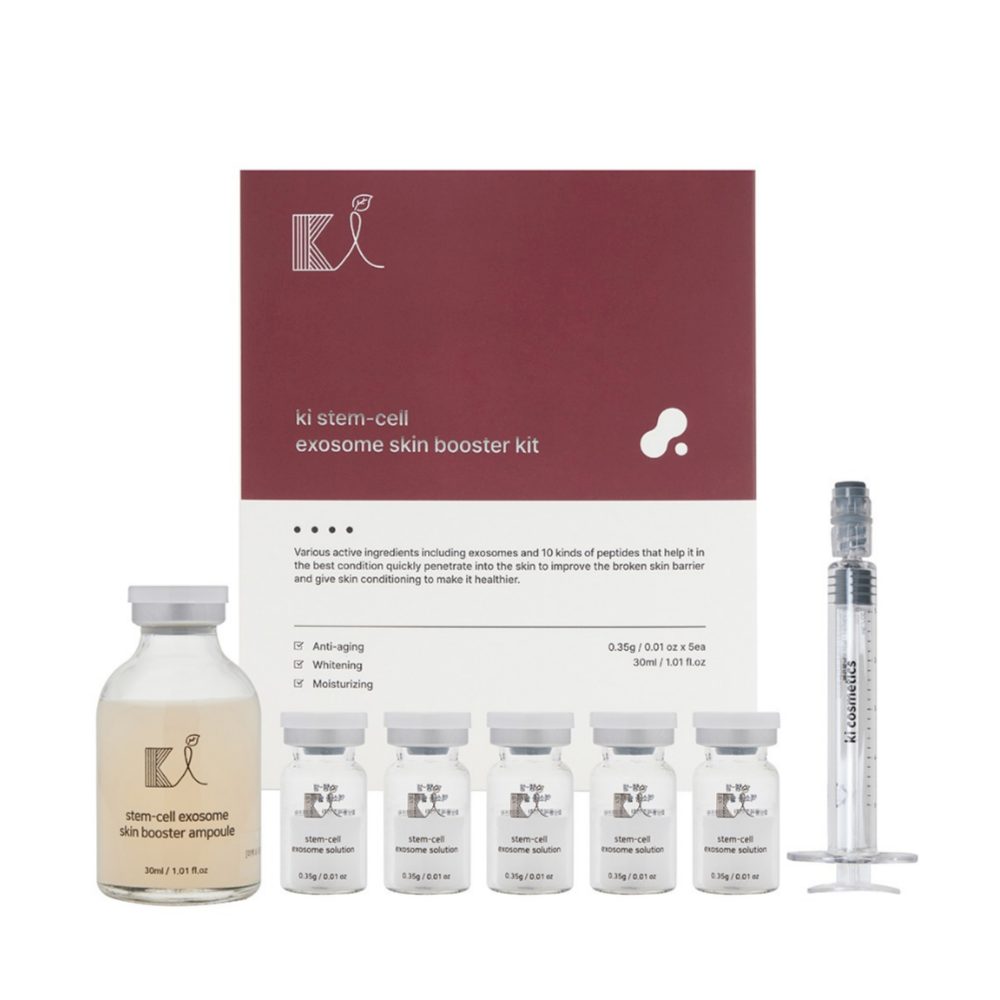 ki stem-cell exosome kit エクソソームブースターキット ki Exosome Skin Booster Kit – Pore, Elasticity & Wrinkle Care
