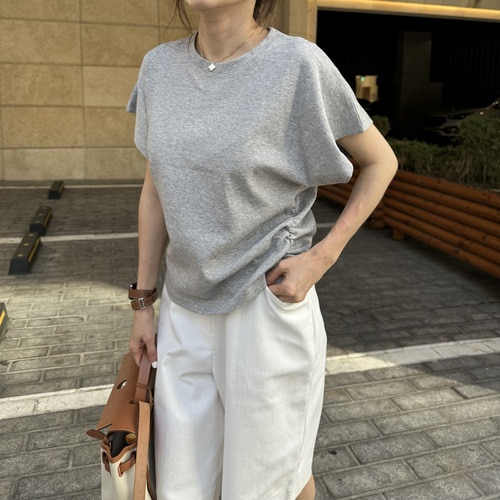 (재입고 세련된티셔츠) 드롭 티셔츠(4컬러)