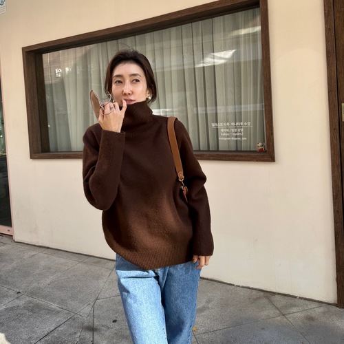 (재진행) 하이 터틀 홀가먼트(도톰한겨울 울니트)