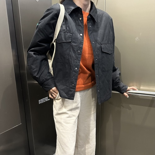 폴바 면 패딩 셔츠자켓