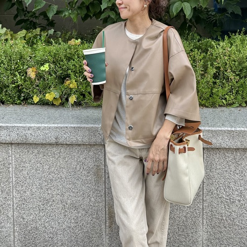 재키 에코 레더자켓 (2컬러)