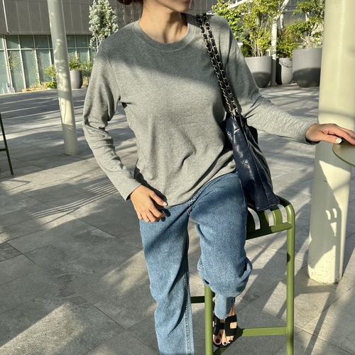 (이너필수템) 텐셀 울 티셔츠(긴팔버젼)