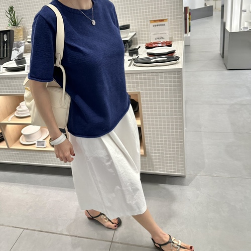 돌돌이 한지 니트
