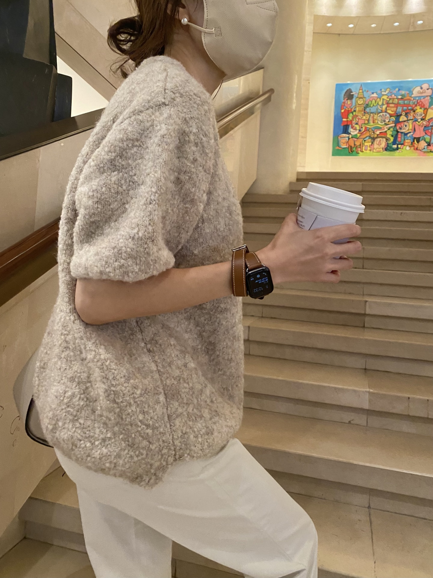 (재입고 주문폭주) 포근 부클 반팔니트