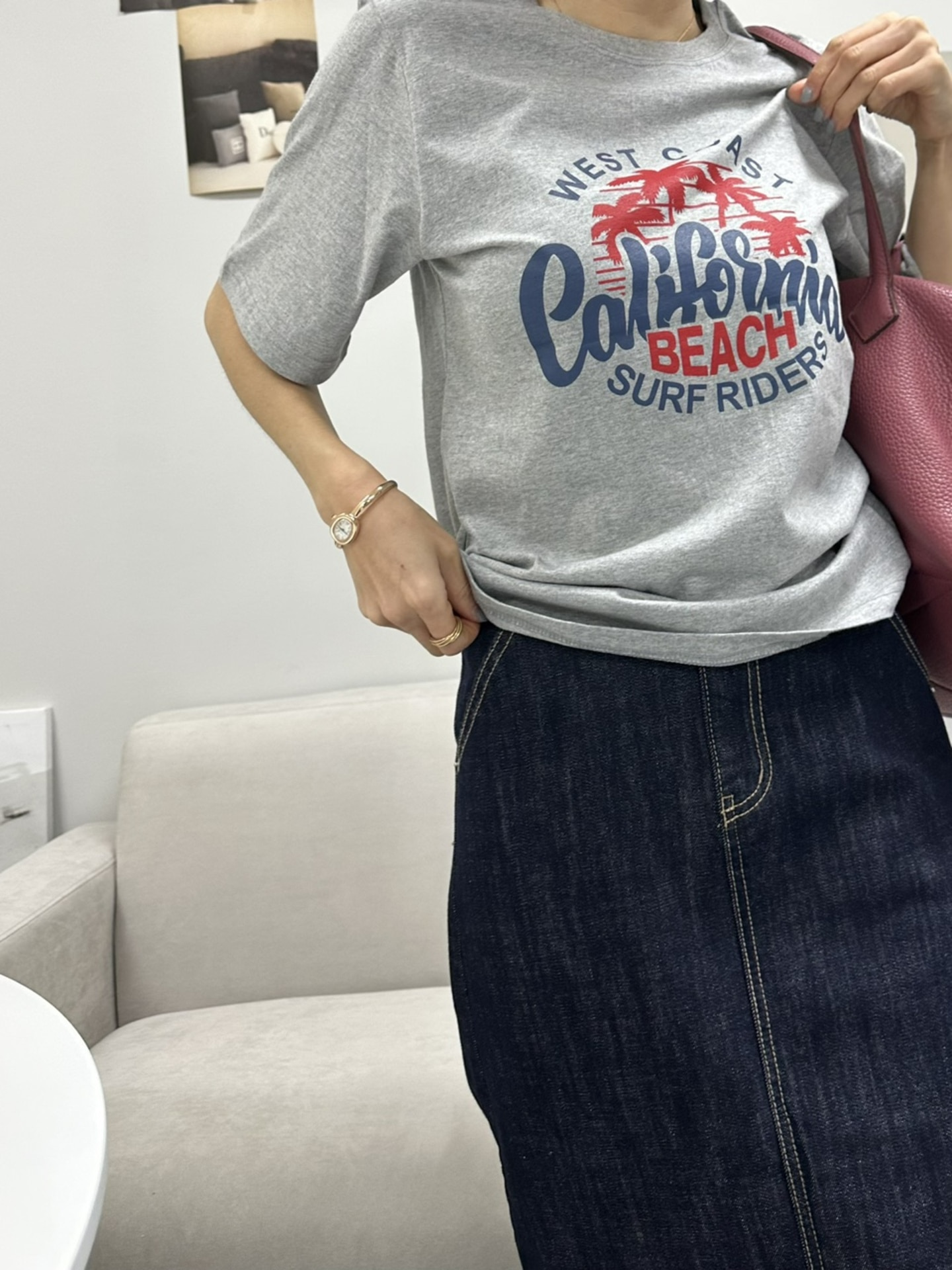 캘리포니아 나염 티셔츠