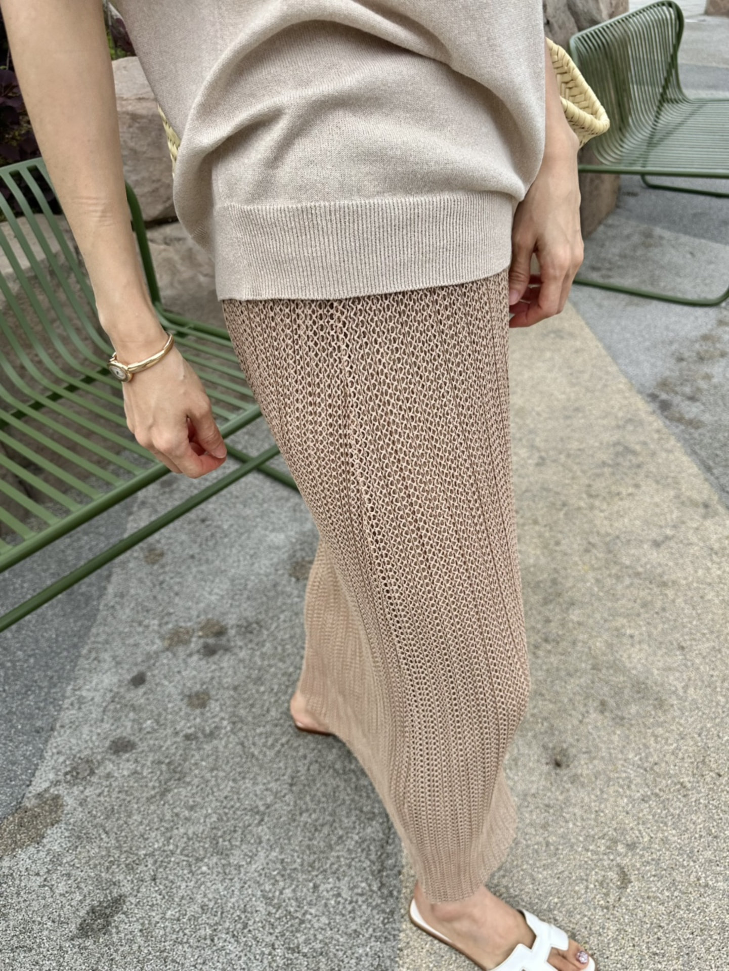 (강추 44~77) 하트 메쉬 밴딩 스커트(4컬러)