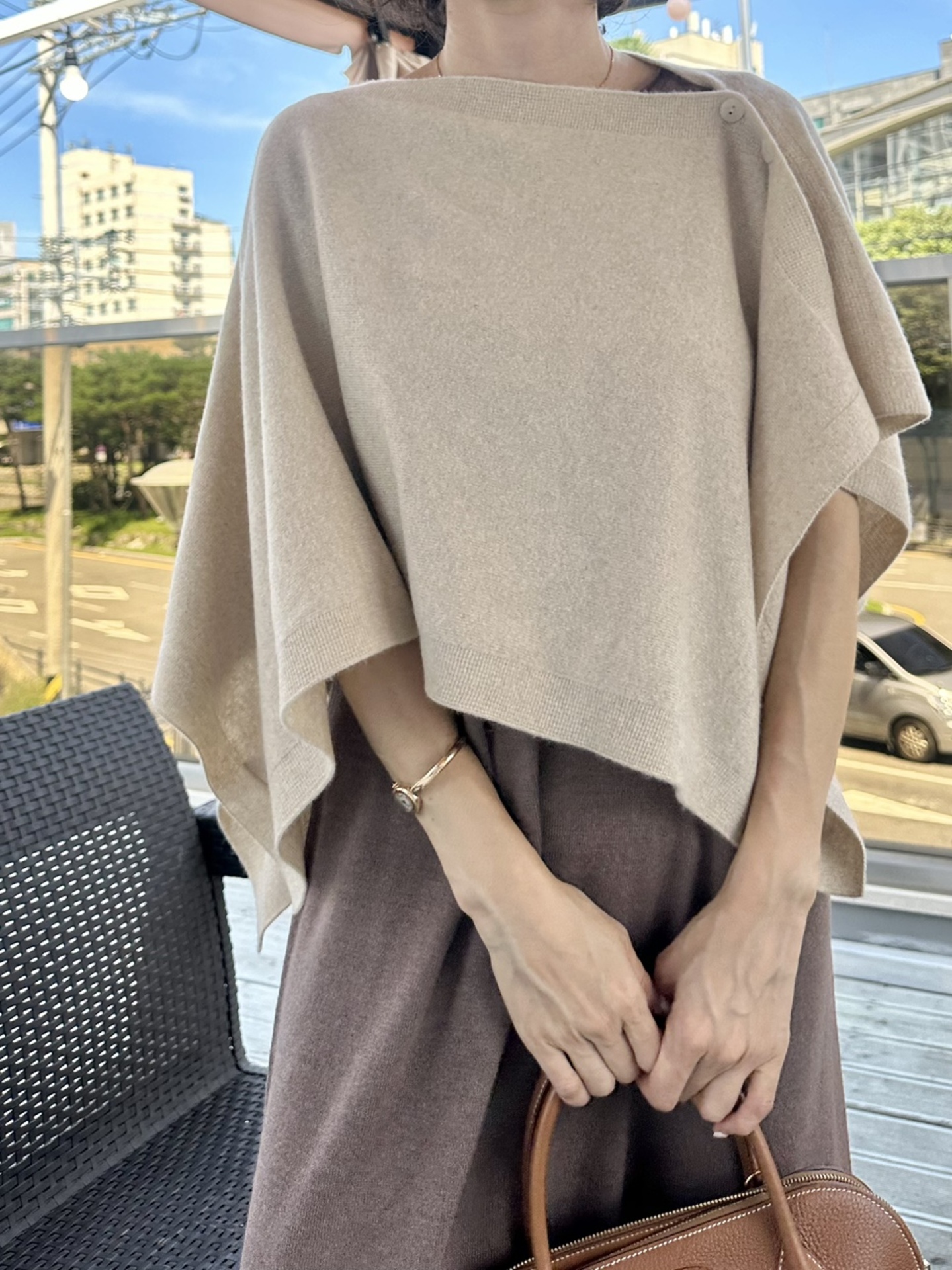 (강추) 투버튼 망토 가디건(3컬러)