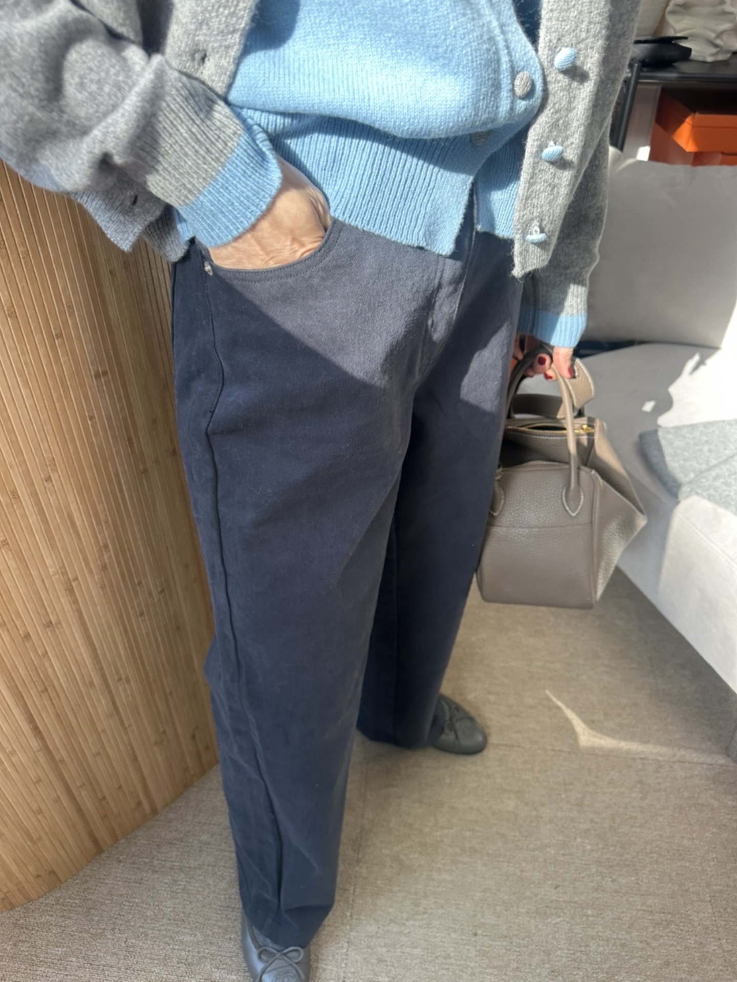 (강추 예쁜일자핏)어반 코튼 기모 팬츠(뒷밴딩 ,2사이즈)