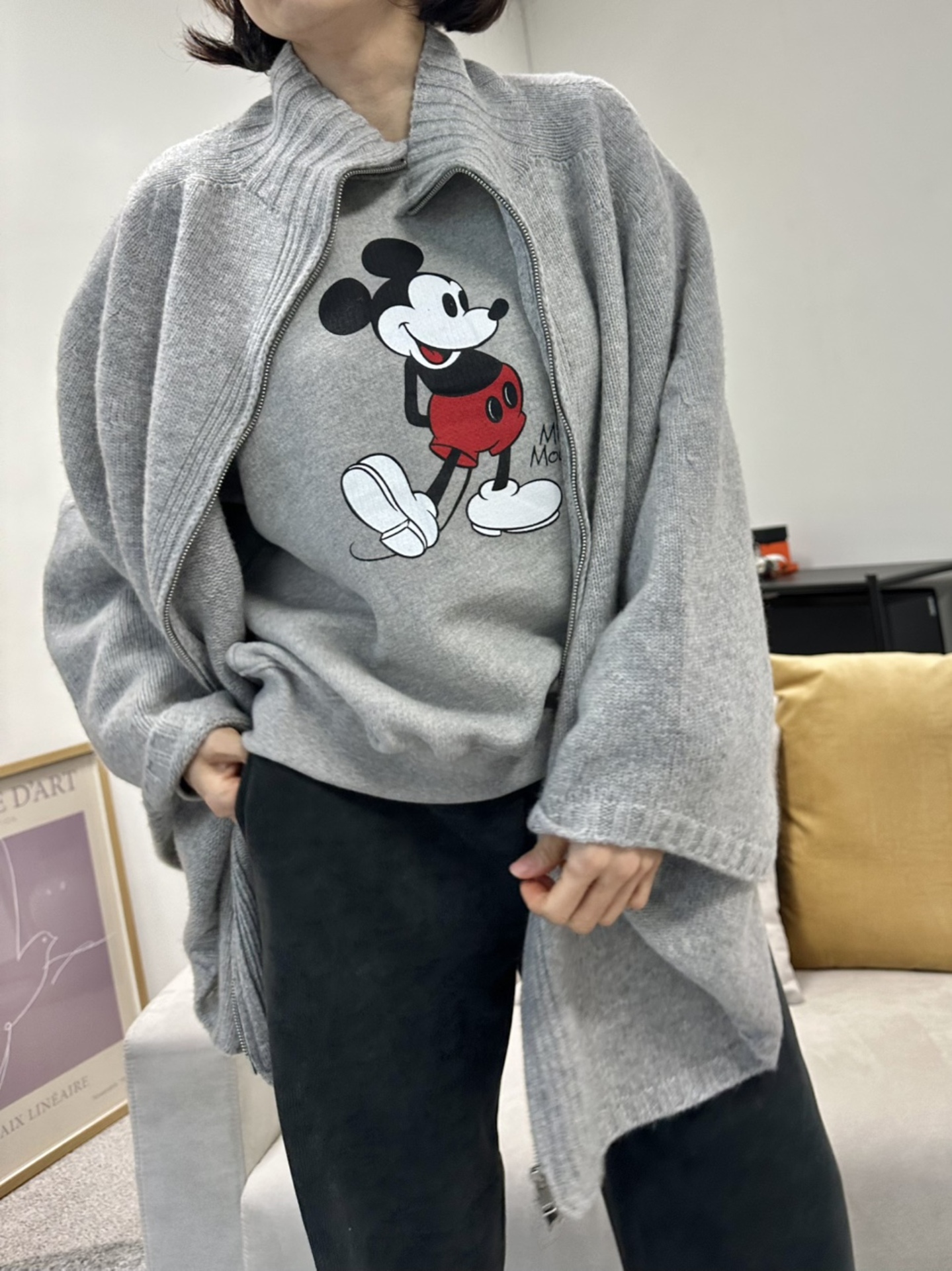 미키 워싱 맨투맨