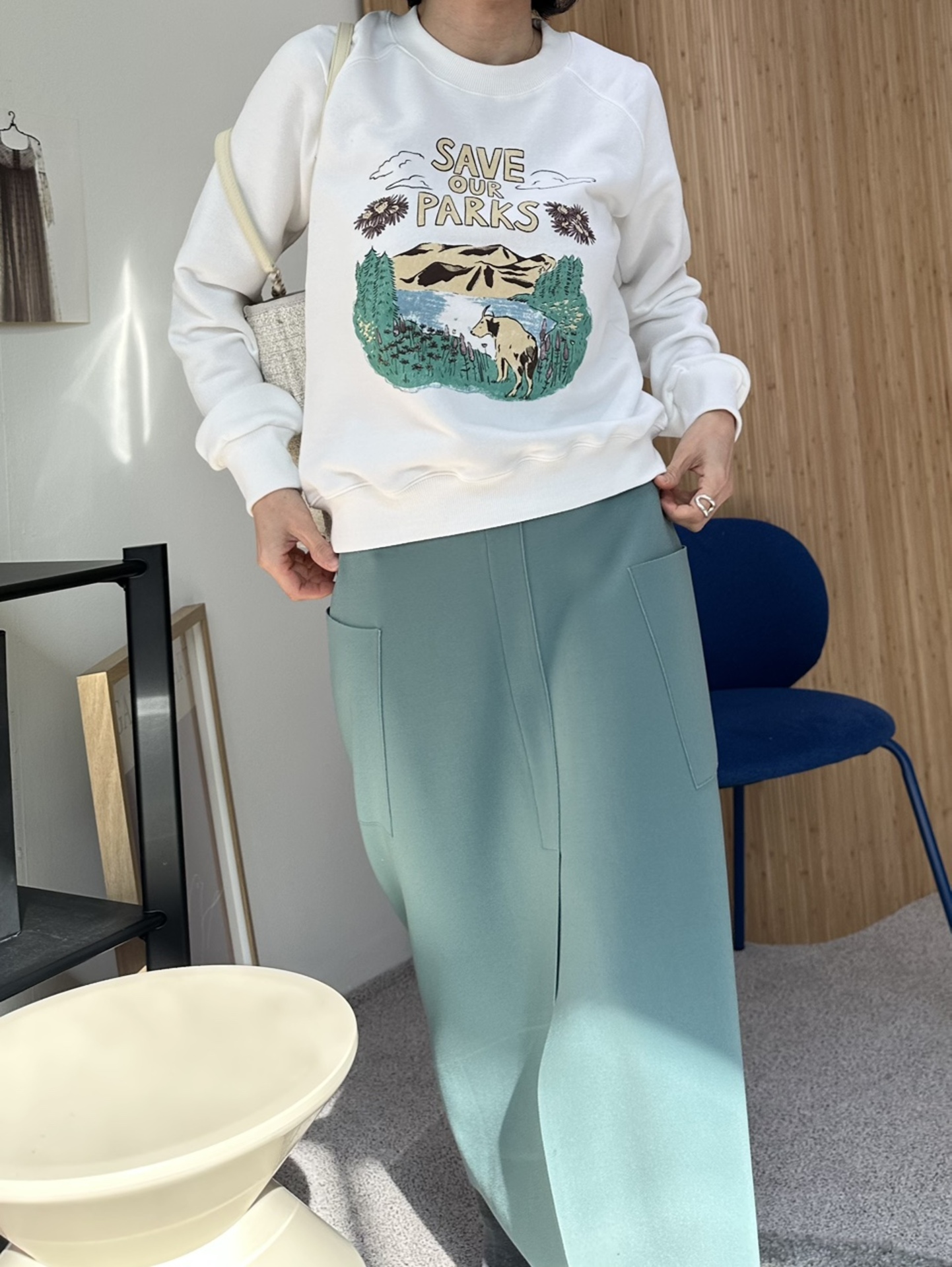 (예뻐요) 세이브 맨투맨