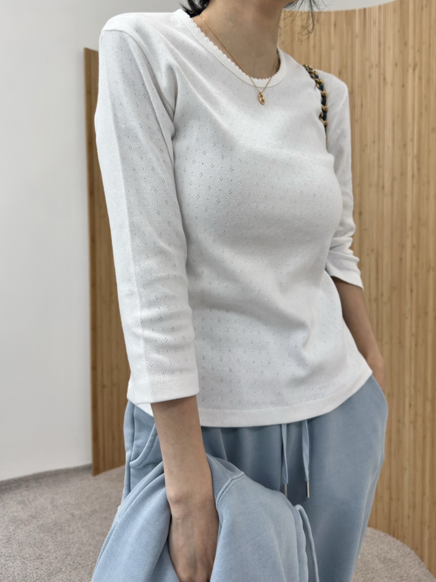 스카시 7부 티셔츠(탄탄해요)