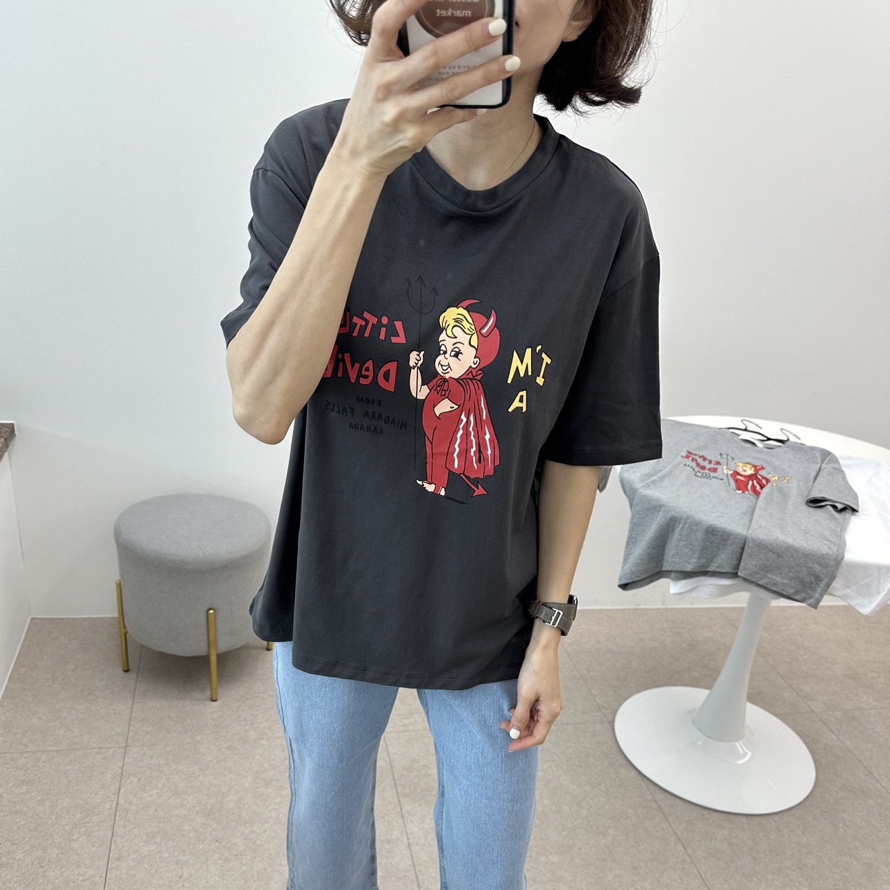 (아주부드러워요) 레드데빌 티셔츠(3컬러)