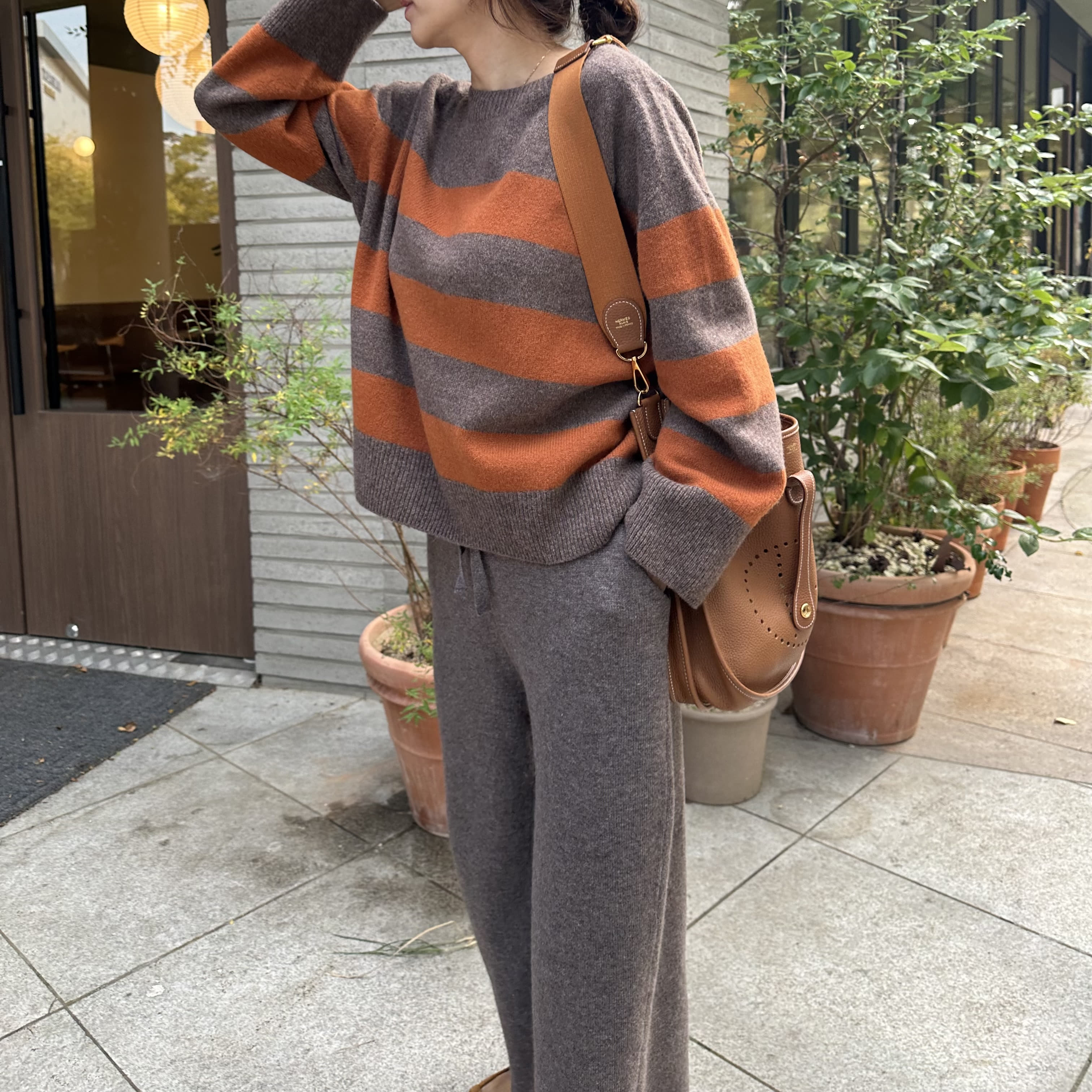 (예뻐요) 베이비알파카 투톤 홀가니트(2컬러)
