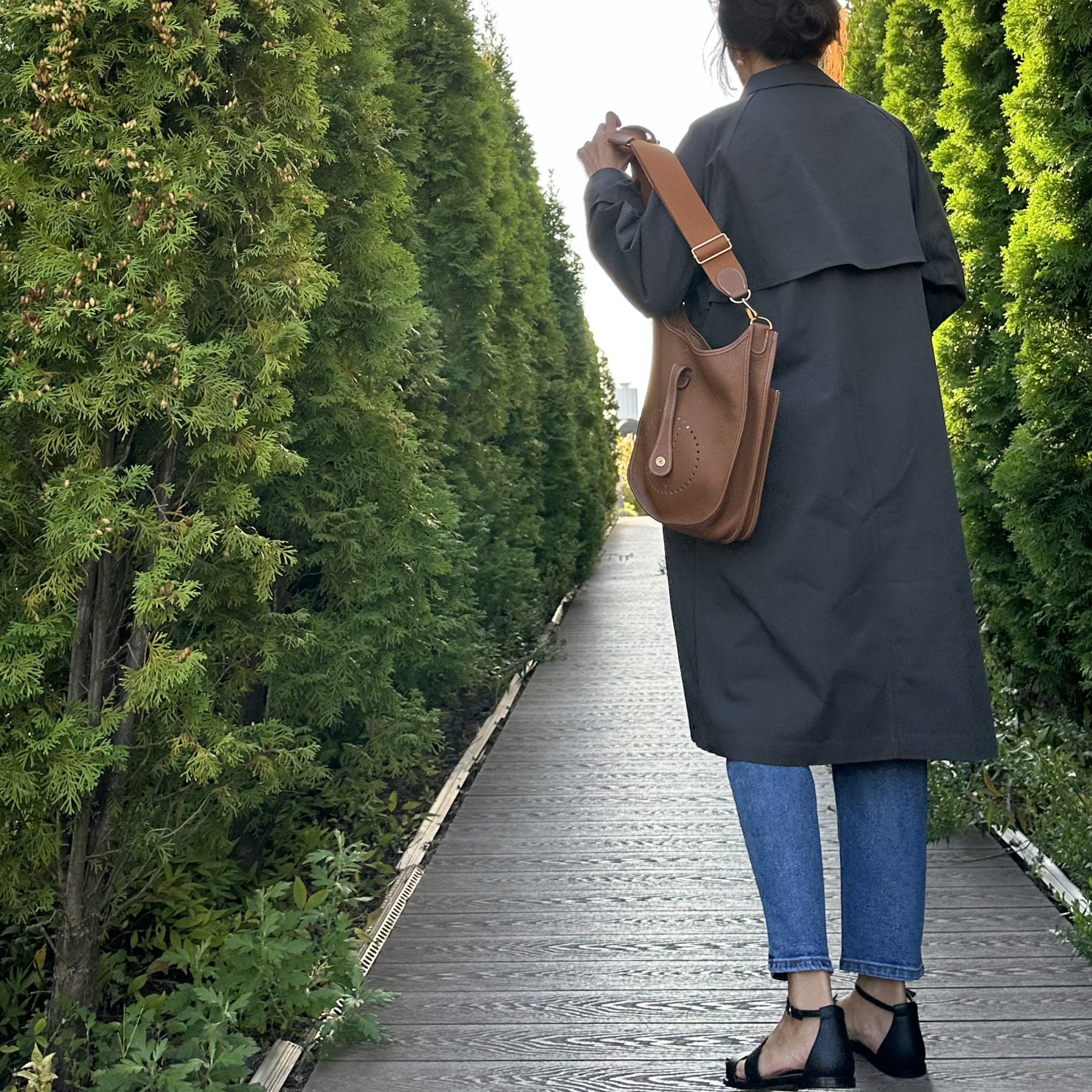 페이지 싱글 바바리(2컬러)
