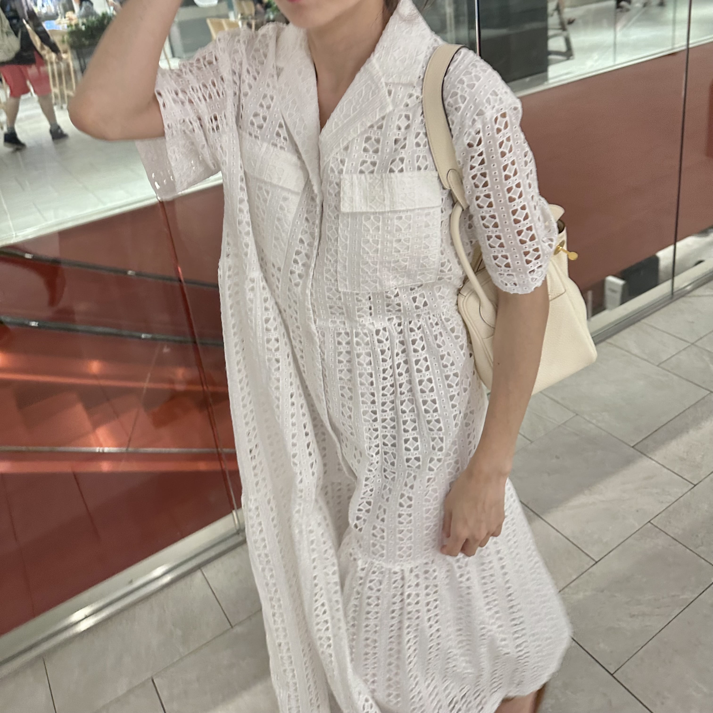 마이 펀칭 카라원피스(2컬러)