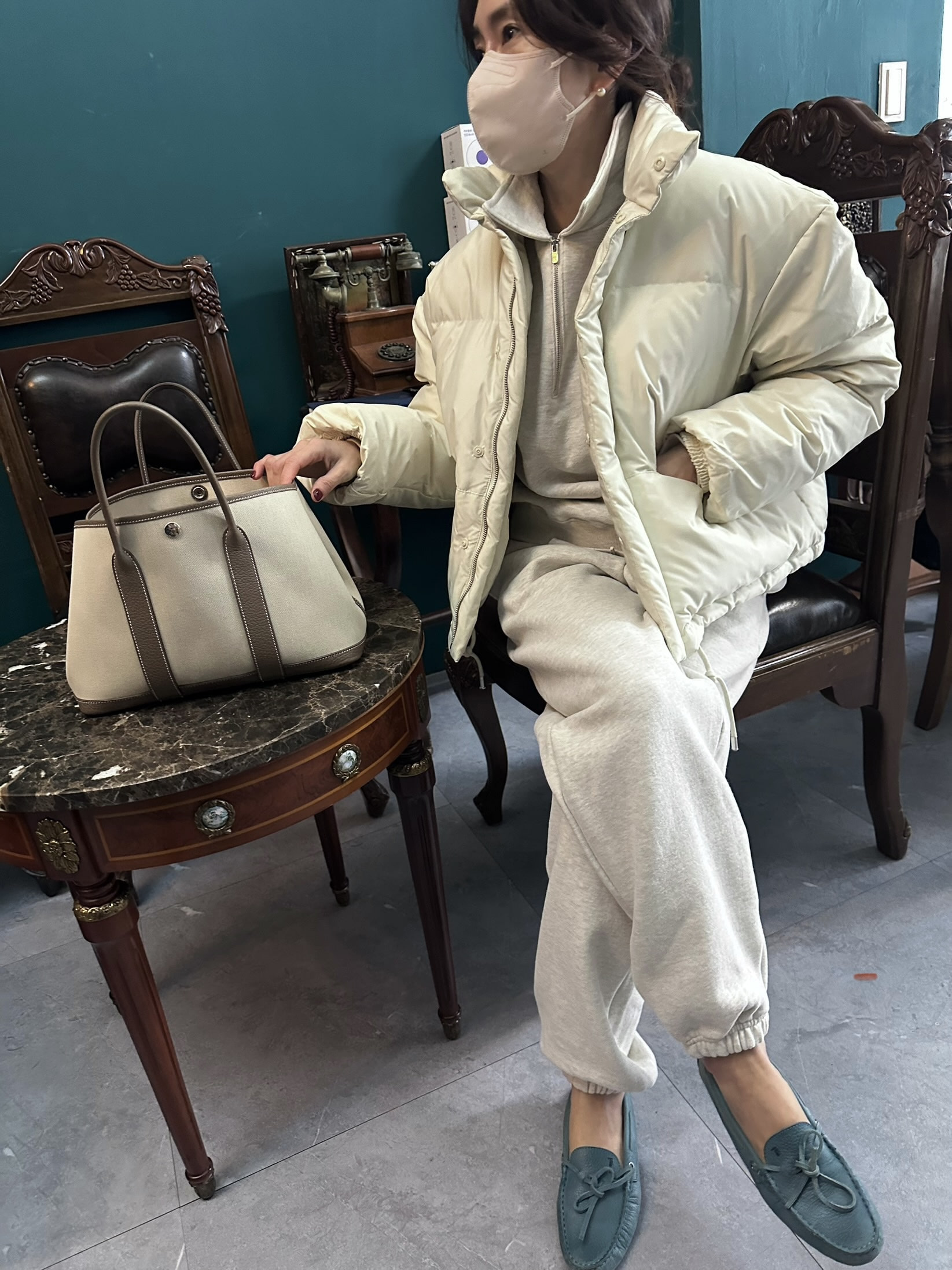 (데일리패딩) 모던 덕다운 점퍼(2컬러)