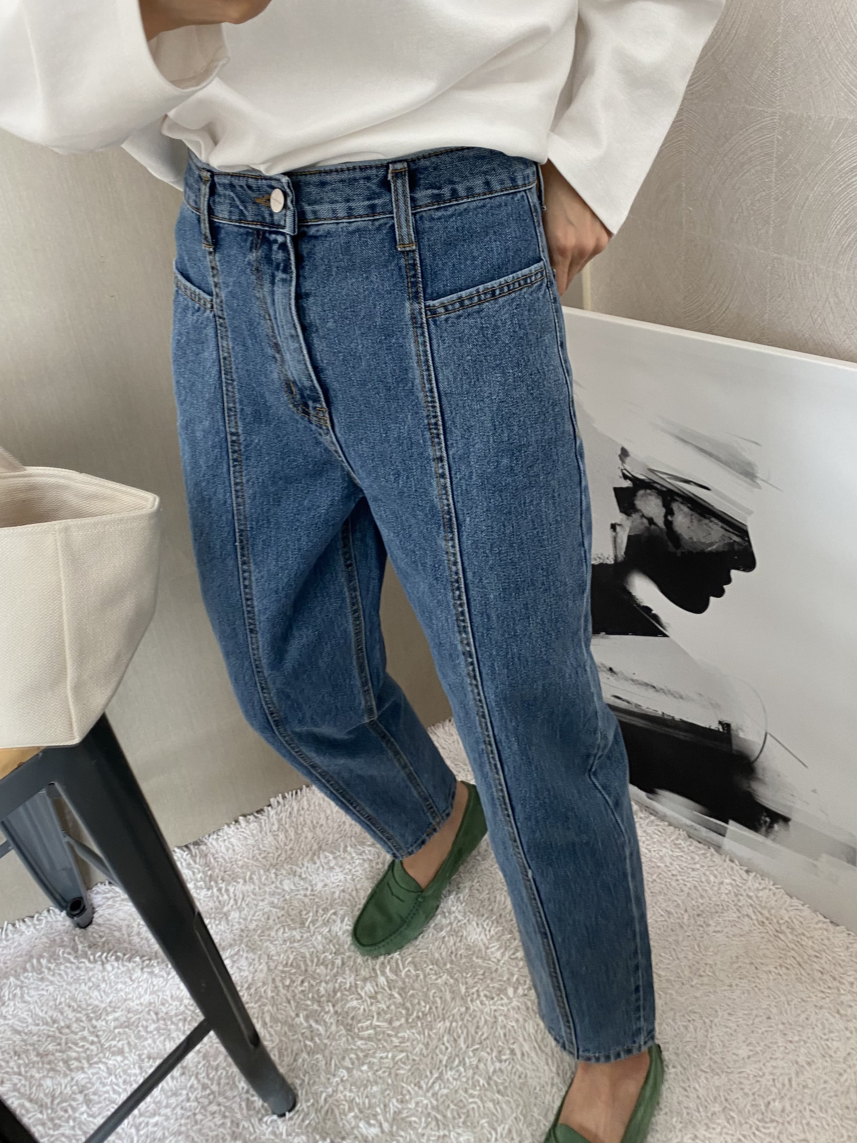 원트 절개 데님 (3사이즈)