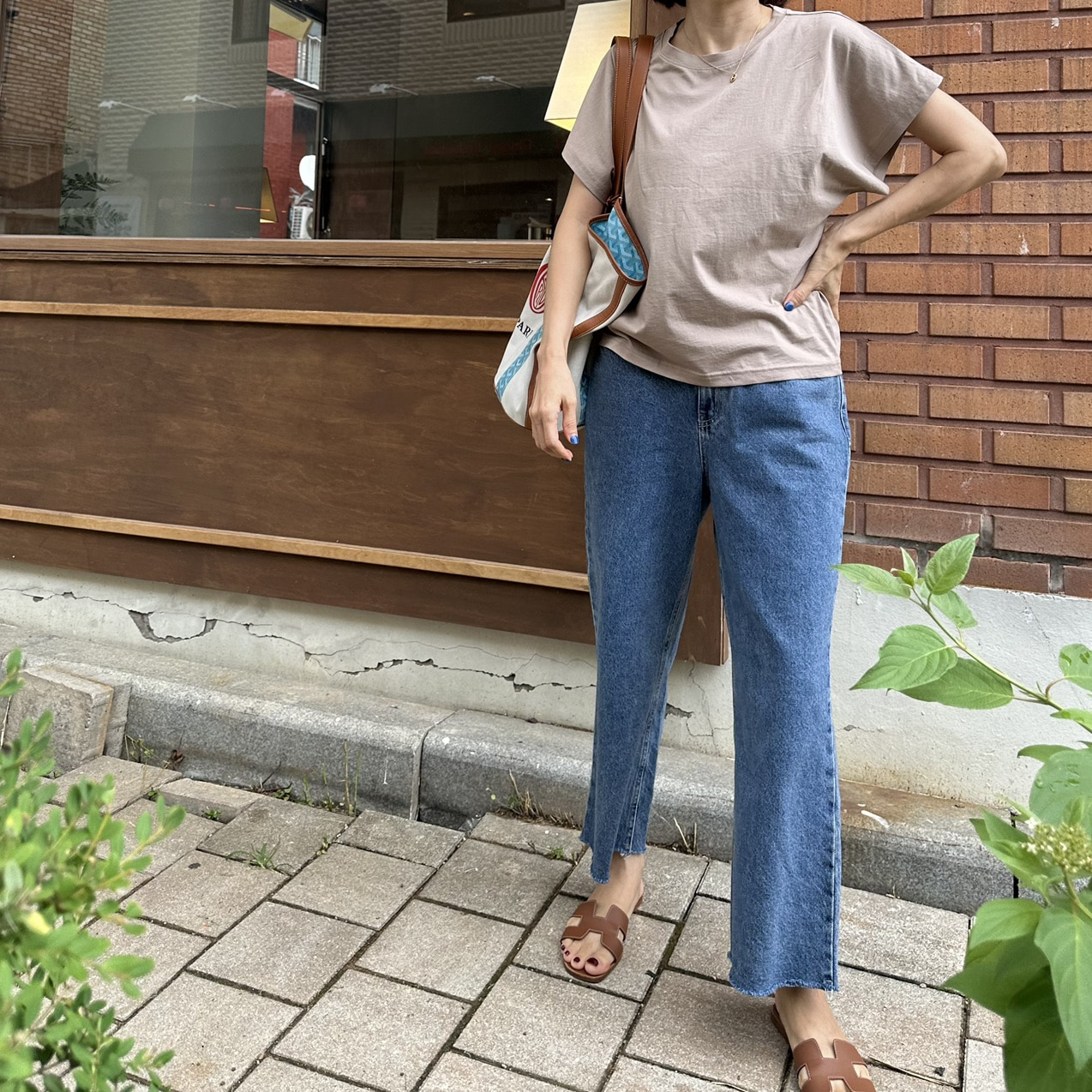 실켓 드롭 티셔츠(5컬러)