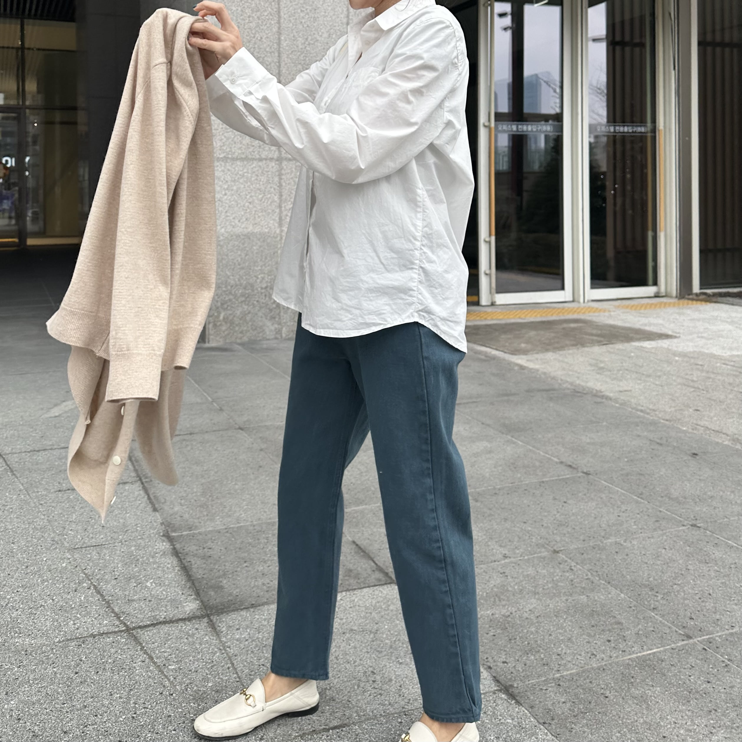 (네츄럴한 워싱) 워싱 베이직 남방