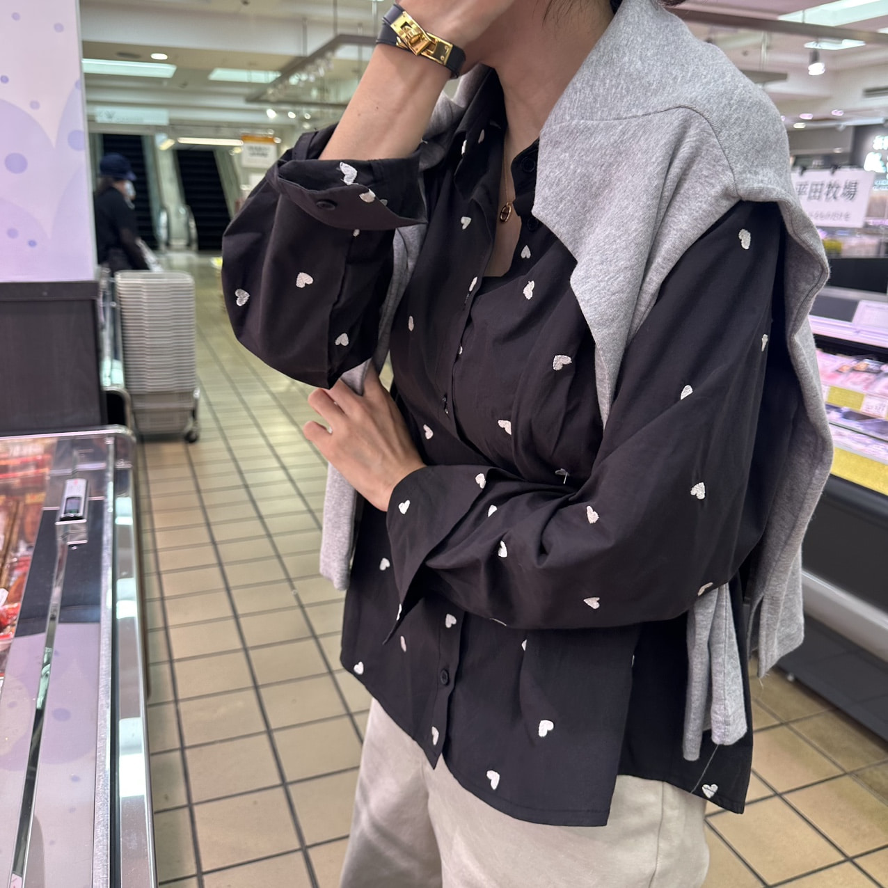 하트 셔츠 (2컬러)