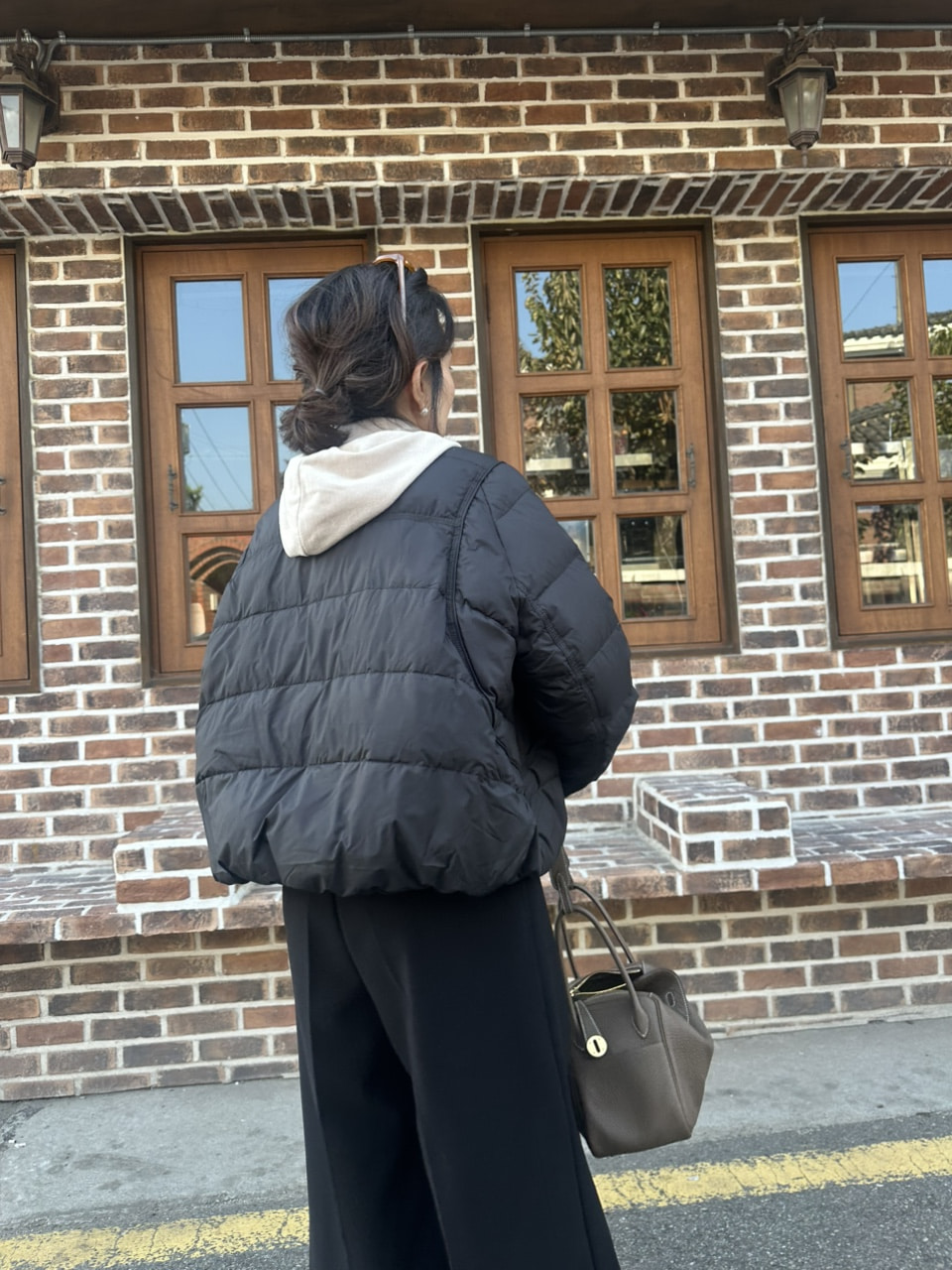 (바로발송 가성비굿) 배색 오리털 패딩 점퍼