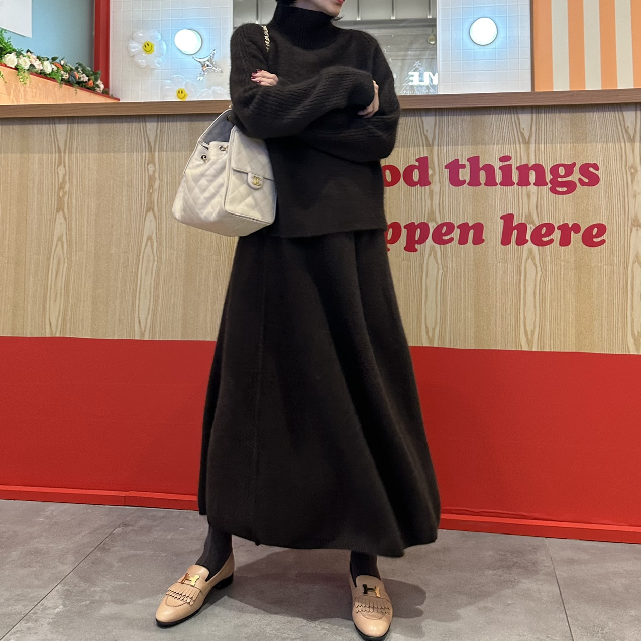 모블링 폭스 훌 스커트
