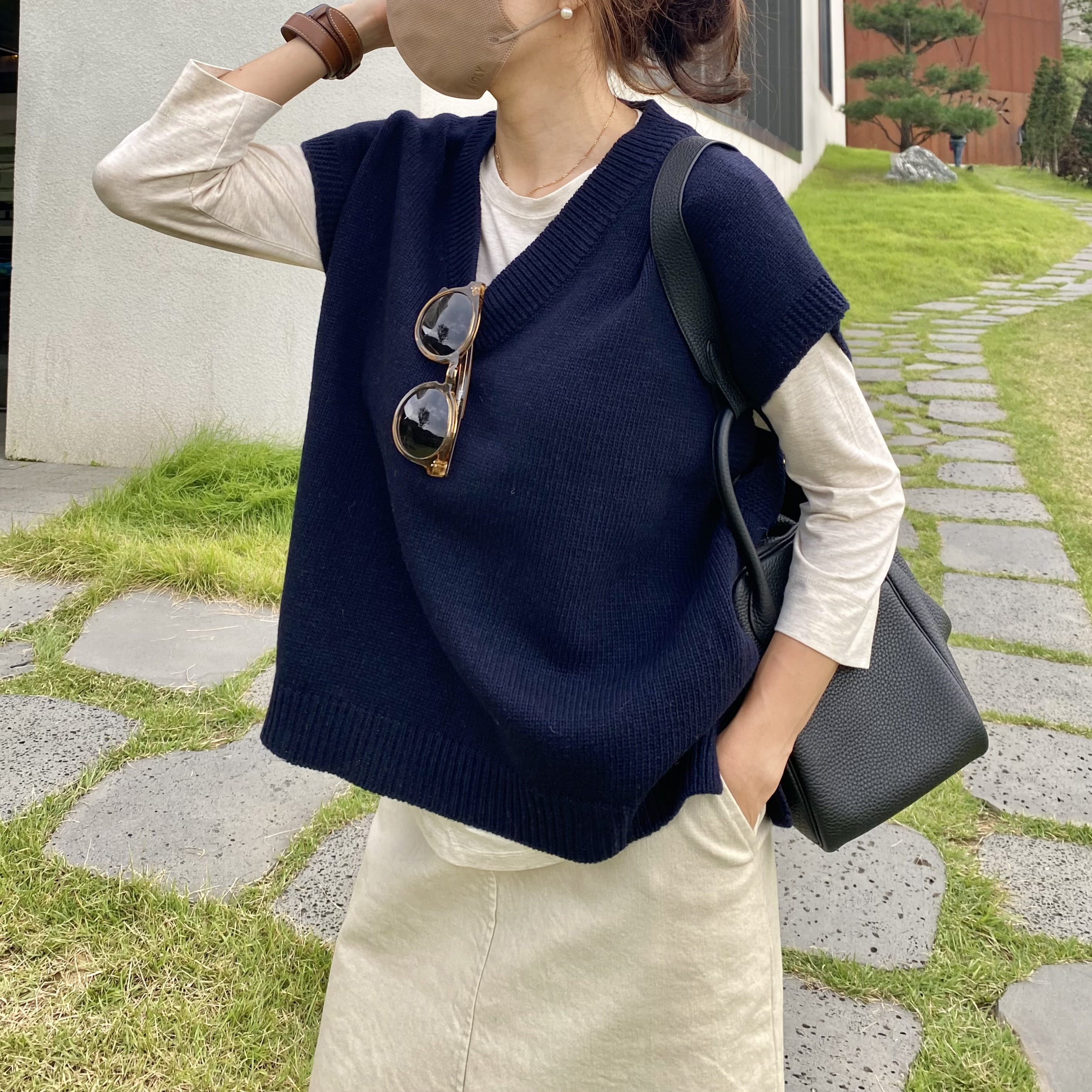 (당일)박시 울베스트(그레이 네이비 베이지)