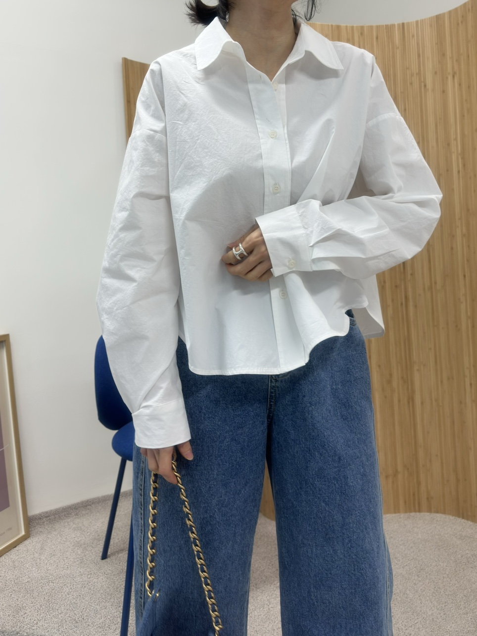 르쿠 워싱 루즈 셔츠