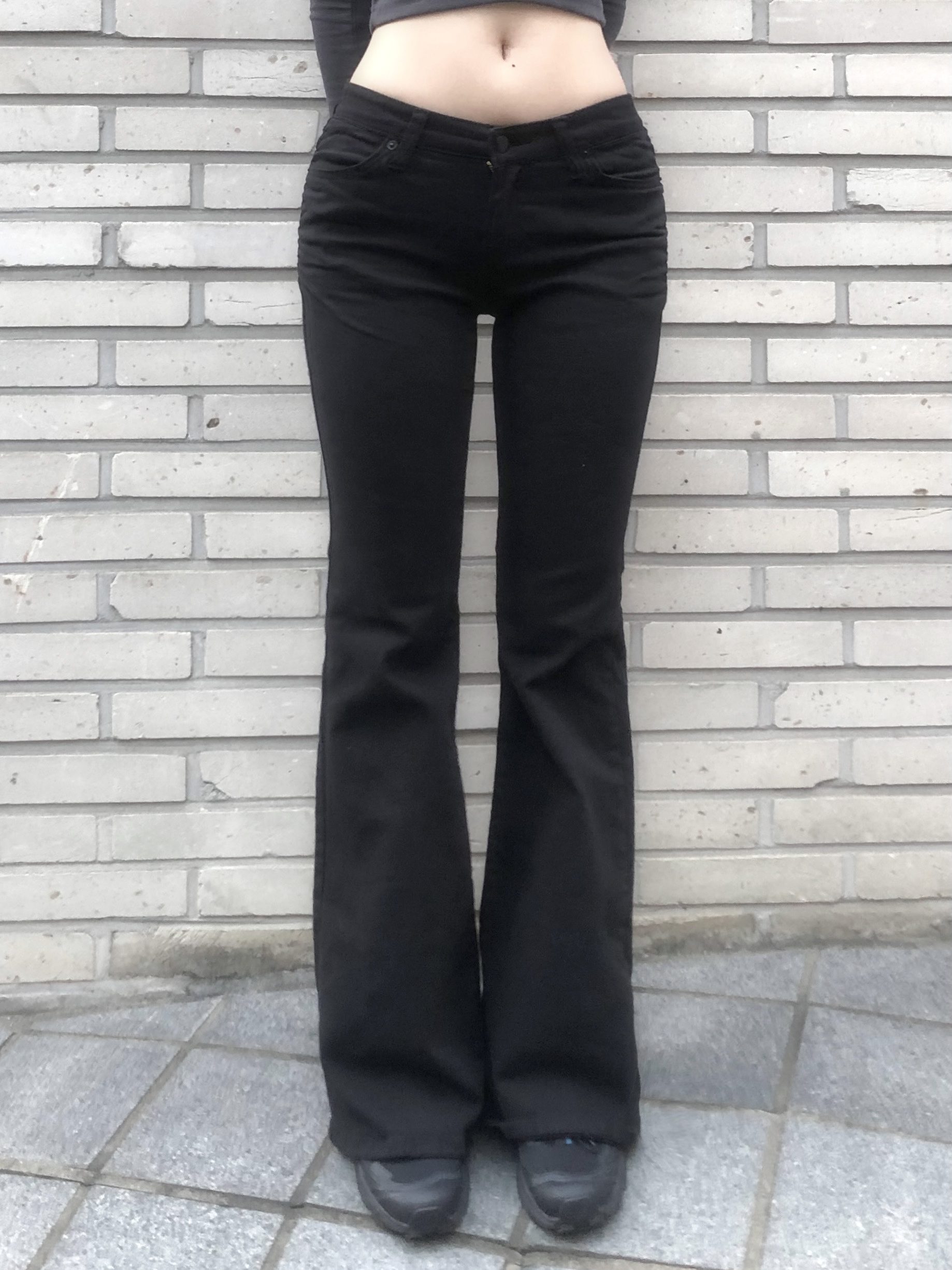 Bask Shirring Bootcut Pants(2 color)