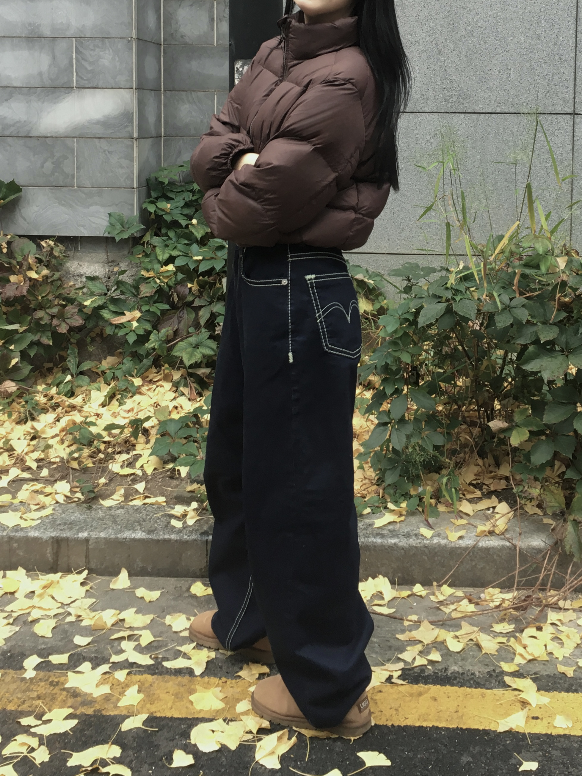 Street Wide Denim Pants