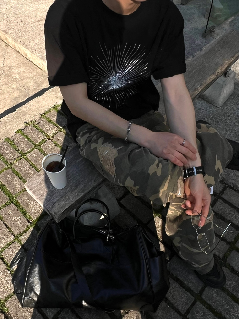 바지 모델 착용 이미지-S1L19