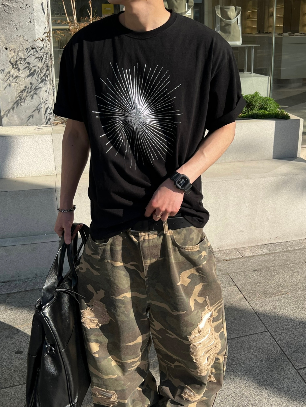 바지 모델 착용 이미지-S1L9