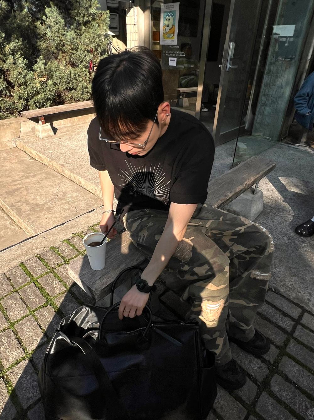 바지 모델 착용 이미지-S1L21