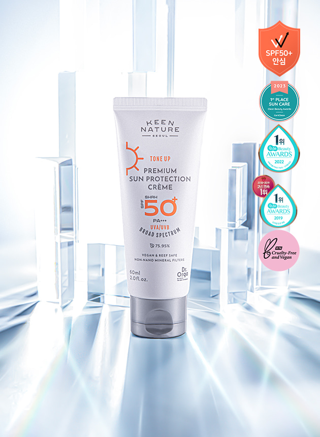 닥터올가 프리미엄 썬 프로텍션 톤업 선크림, SPF50+/PA+++ 자외선 차단 및 톤업 효과