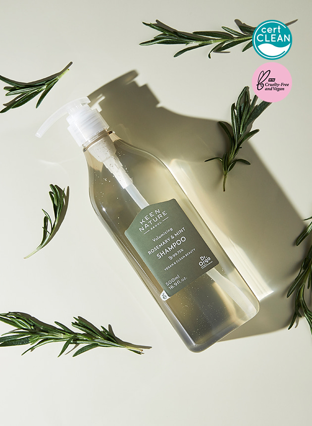 닥터올가 비건 로즈마리 민트 천연 샴푸 500ml 제품 이미지, 닥터올가 천연 성분 샴푸 사용 방법