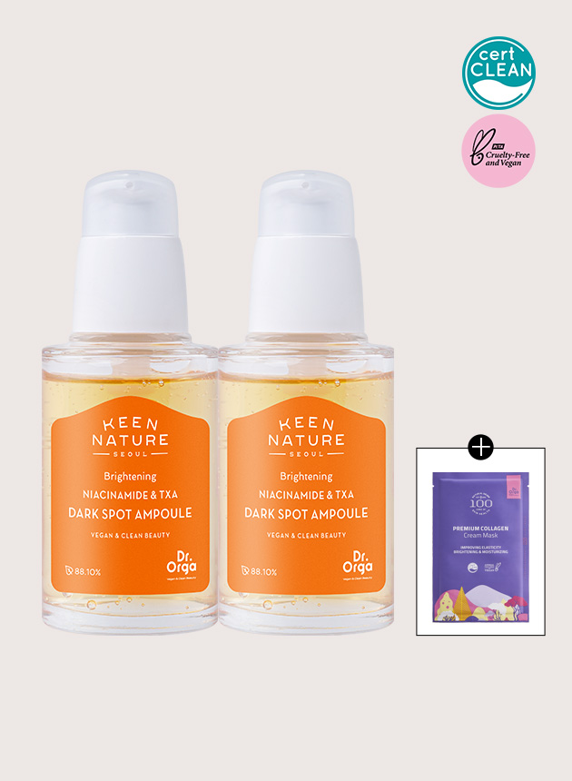 닥터올가 나이아신아마이드 &amp; 트라넥삼산 7일 기미 · 잡티 앰플 50ml x2개+[증정] 콜라겐마스크팩 1매