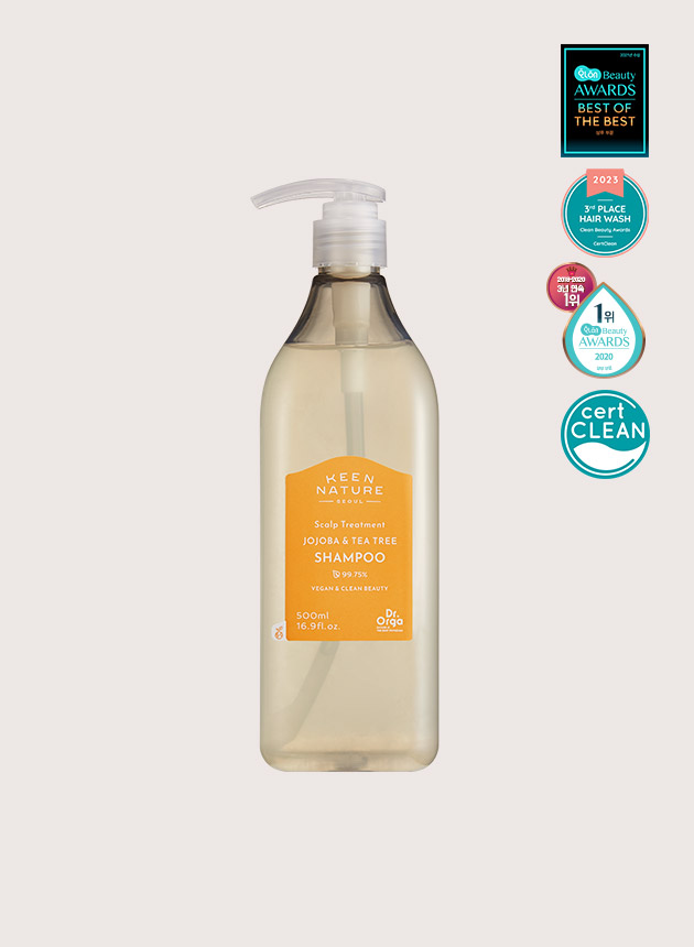 지성 민감 두피 천연 비건 샴푸 닥터올가 호호바 티트리 500ml