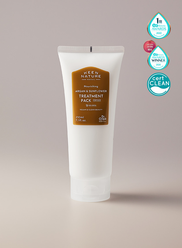 닥터올가 아르간 트리트먼트 헤어팩 210ml 제품, 모든 피부 타입에 적합한 무실리콘 헤어팩