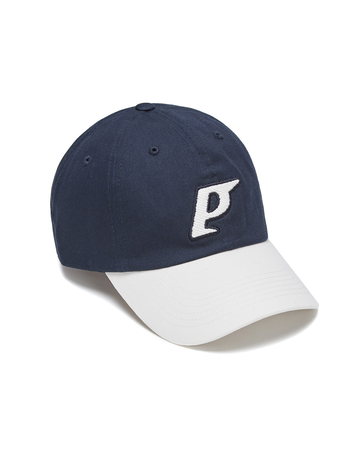 라이프 플라잉 P 로고 볼캡 0101 아이보리