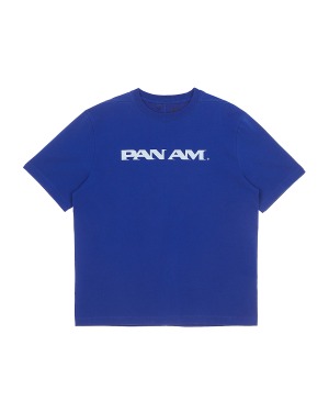 블루아이스 PAN AM 로고 숏슬리브티 1105 시그니처블루