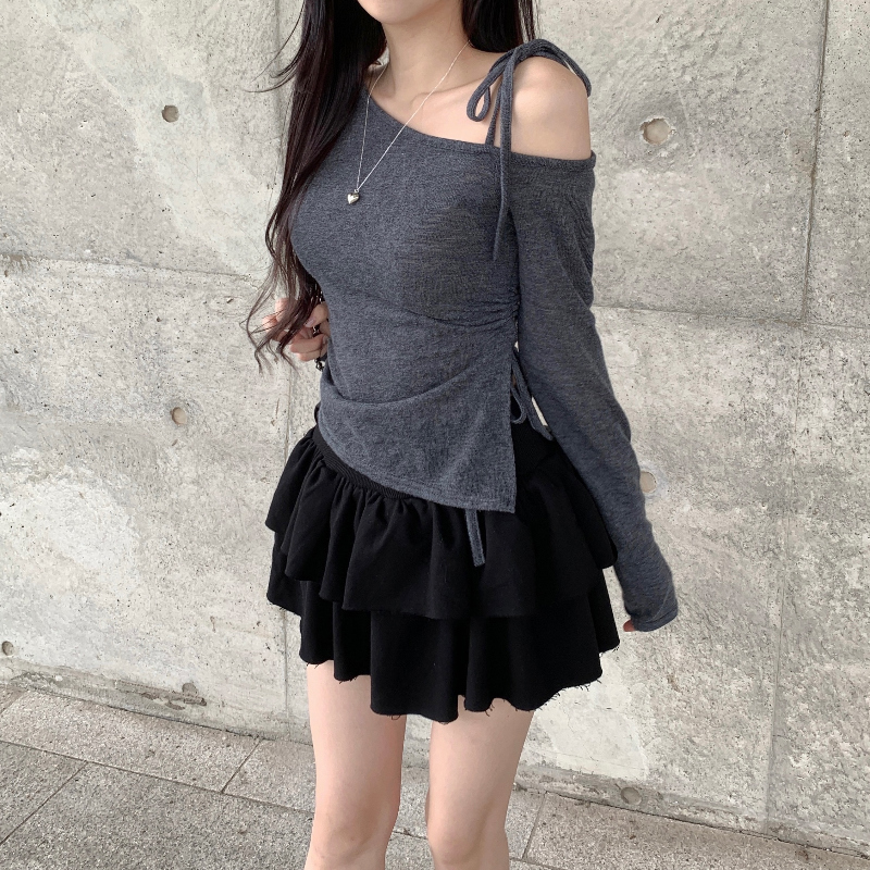 긴팔 티셔츠 모델 착용 이미지-S1L8