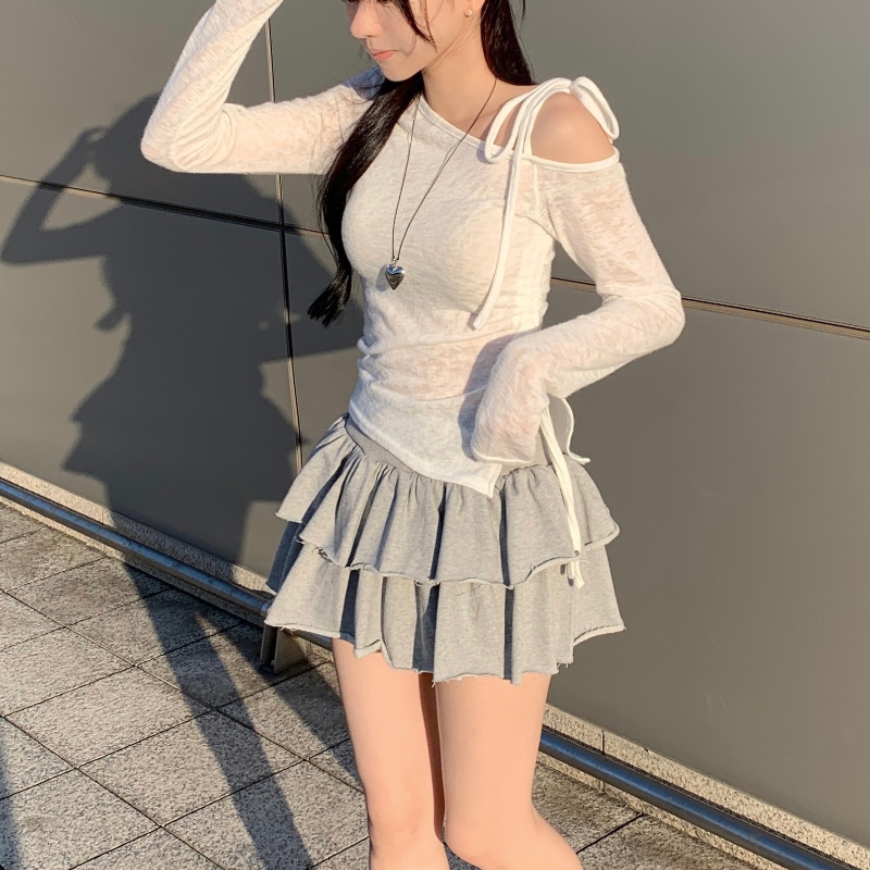 미니 스커트 모델 착용 이미지-S1L30